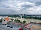 Stürmisches Wetter über Bratislava