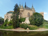 Südseite Bojnice Schloss, Slowakei