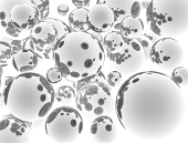 Chrome burbujas background