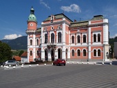 Ayuntamiento en Ruzomberok, Eslovaquia