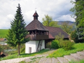 Église luthérienne dans le village Istebne, Slovaquie.