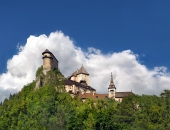 Cél?bre château d'Orava, la Slovaquie