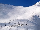 Plus la pente de ski dans les Hautes Tatras