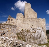 Le Château de Beckov, Slovaquie