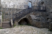 Interieur van het kasteel van Strecno