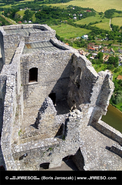 Tower of Strečno slott, Slovakien