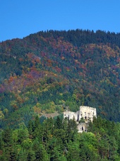 Likava slott ruin gömd i djupa skogen