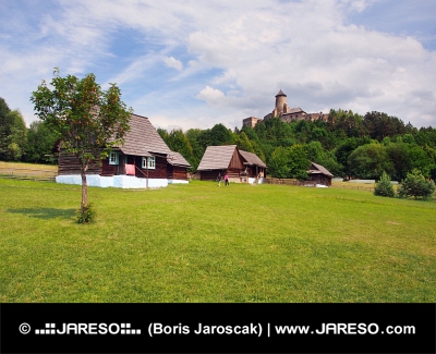 Skansen in grad v Stari Ľubovňa na Slovaškem