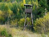 Wooden watch tower
