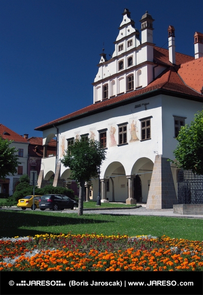 Unikt rådhus i Levoca