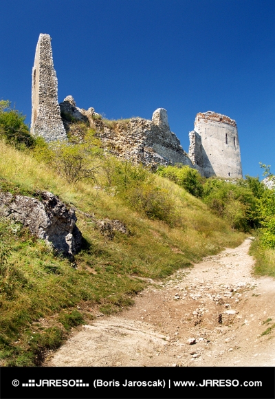 Slottet i Cachtice - ødelagt fæstningsværk