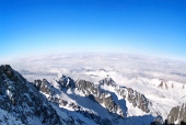 Panorama af H?je Tatra, Slovakiet