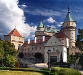 Indgang til Bojnice-slottet