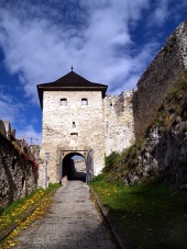 Porten til slottet Trencin