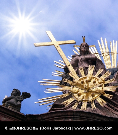 Die Sonne und der cross