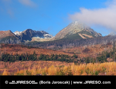 Hohe Tatra im Herbst, in der Slowakei