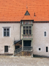 Erkerfenster (Arkier), Bardejov, Slowakei