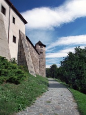 Park unterhalb der Burg Zvolen, Slowakei