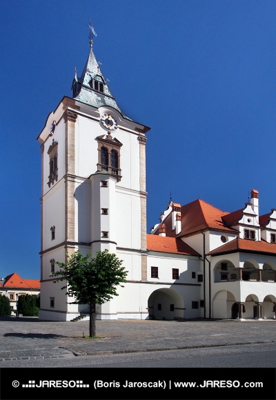 Torre del antiguo ayuntamiento en Levoca