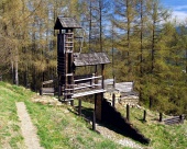 Fortificación de madera en Havranok, Eslovaquia