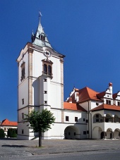 Torre del antiguo ayuntamiento en Levoca