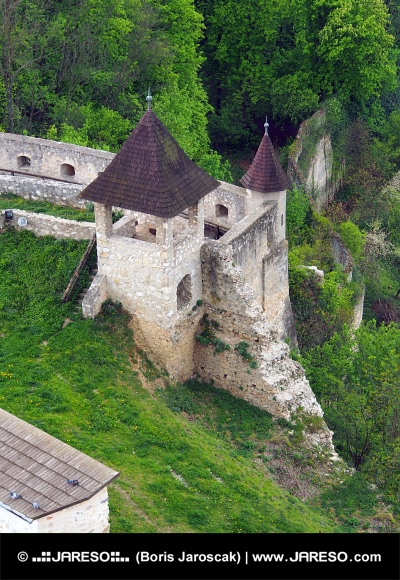 Fortification du château de Trencin, Slovaquie