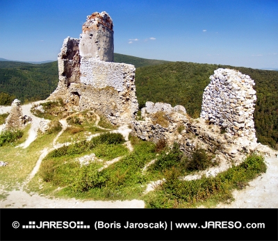 Le château de Cachtice - Ruines