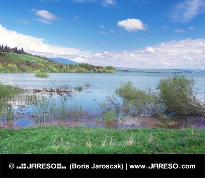 Niveau d'eau très élevé à Liptovska Mara