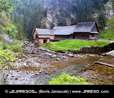 Kvacianska घाटी, स्लोवाकिया में जल चीरघर