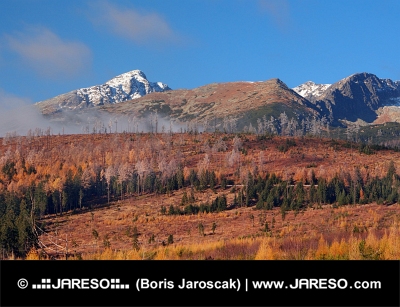 Krivan, उच्च Tatras शरद ऋतु में, स्लोवाकिया