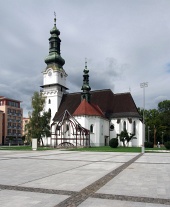 Zvolen, स्लोवाकिया में सेंट एलिजाबेथ के चर्च