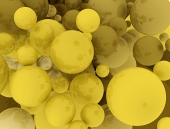 Arany gömb alakú háttér