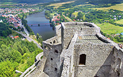 I really enjoyed outlook from the top of the Strecno castle!