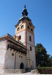 Torre del castello cittadino a Banska Bystrica