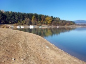 Orava貯水池（OravskáPriehrada）でショア