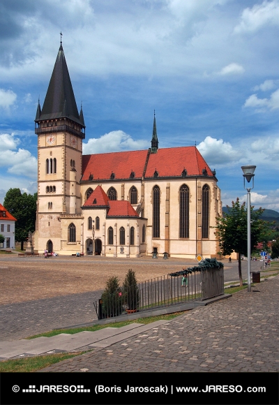 Basiliek in de stad Bardejov, UNESCO, Slowakije