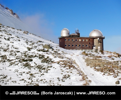 Observatorium in Hoge Tatra Skalnate pleso, Slowakije