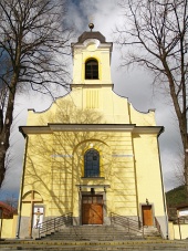 Kerk van het Heilig Kruis in Lucky, Slowakije