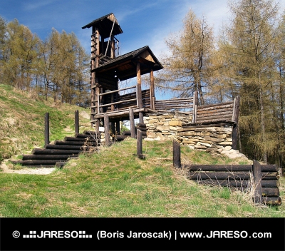 Drewniane fortyfikacje na wzgórzu Havránok, Słowacja