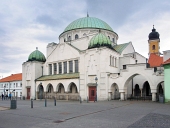 Trencin Synagoga, miasto Trencin, Słowacja