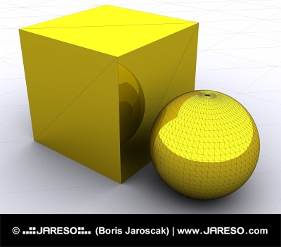 3D-примитивы, коробка и сфера