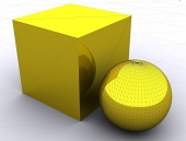 3D-примитивы, коробка и сфера