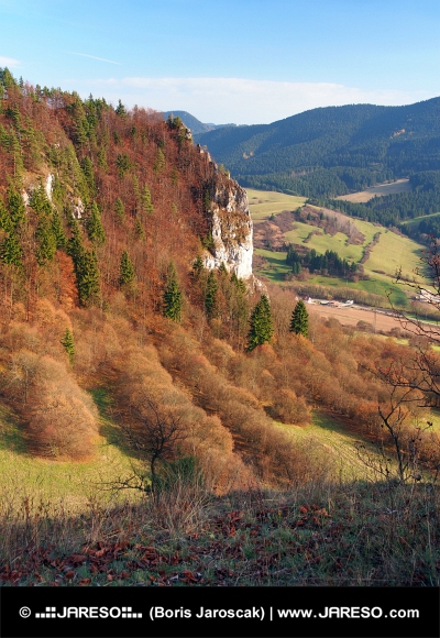 Utsikter från Tupa Skala, Slovakien