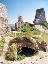 Catacombs av slottet Cachtice