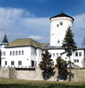 Slottet Budatin i Zilina, Slovakien