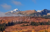 Krivan, Höga Tatra i höst, Slovakien