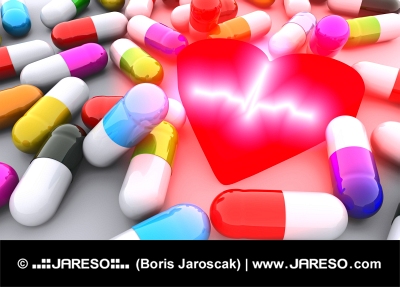 Pills, heart and ECG
