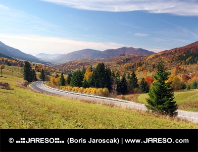 Road to Terchova village, Slovakia