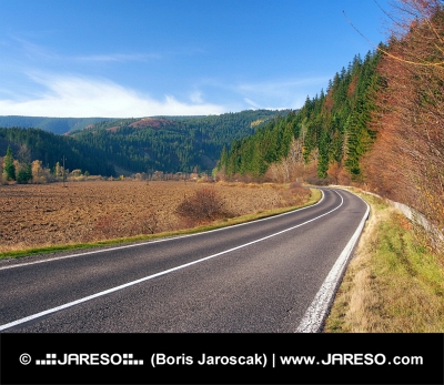 Road to Podbiel, Slovakia