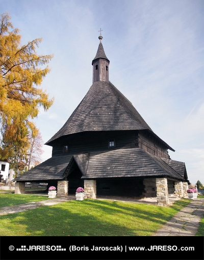 Wooden church in Tvrdosin, Slovakia